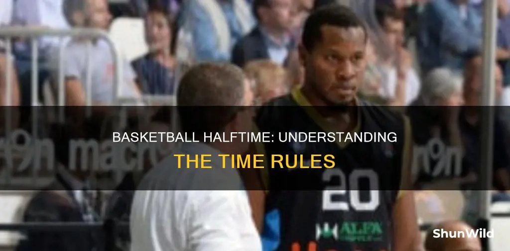 how many minutes in a basketball half