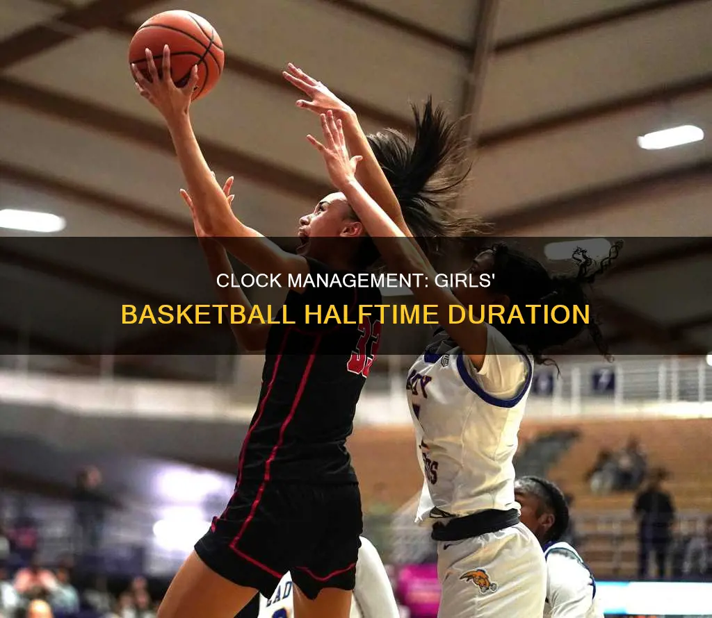 how many minutes in ahigh school girls basketball half