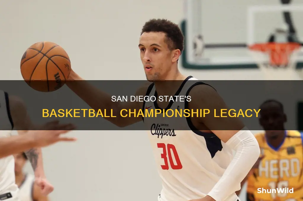 how many national basketball championships has sandiego st won