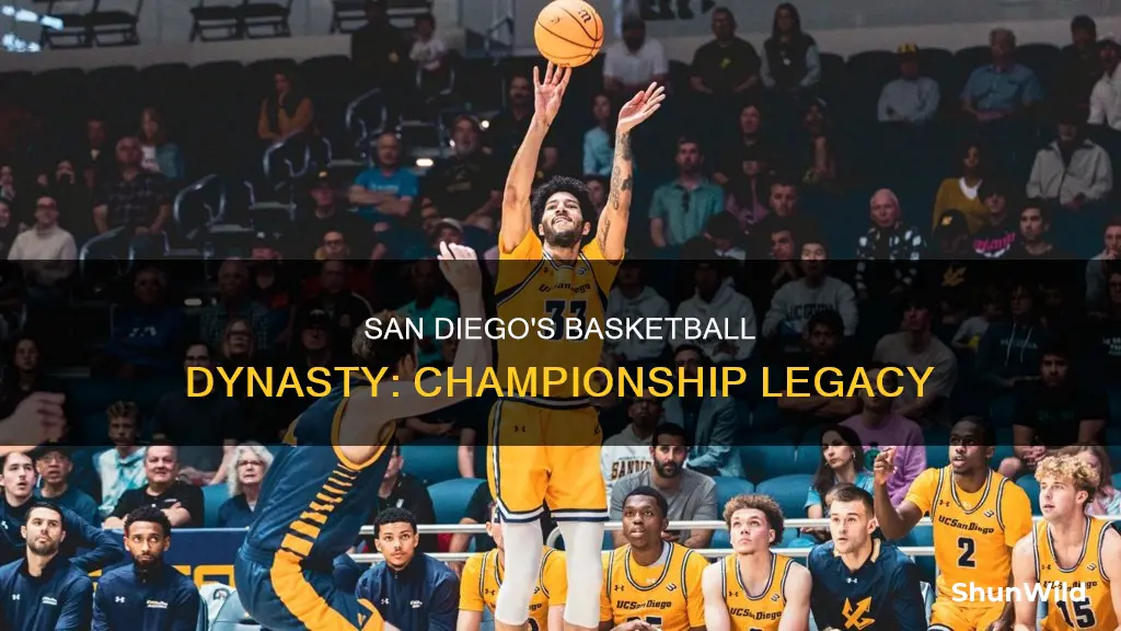 how many national basketball championships has sandiego