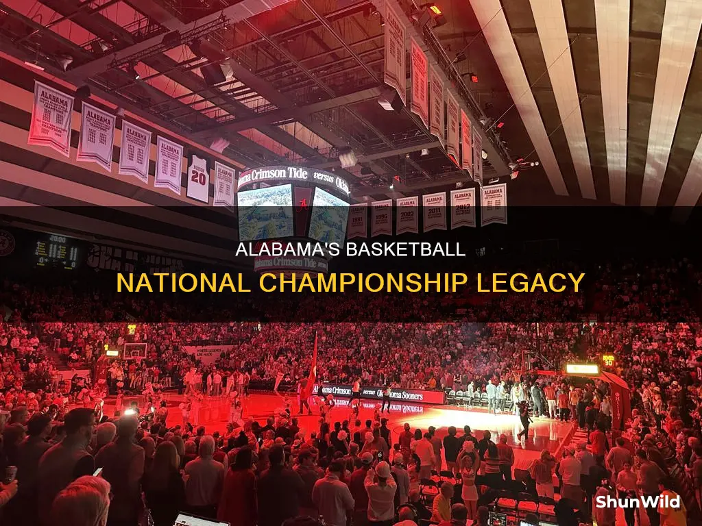 how many national championships does alabama have in basketball