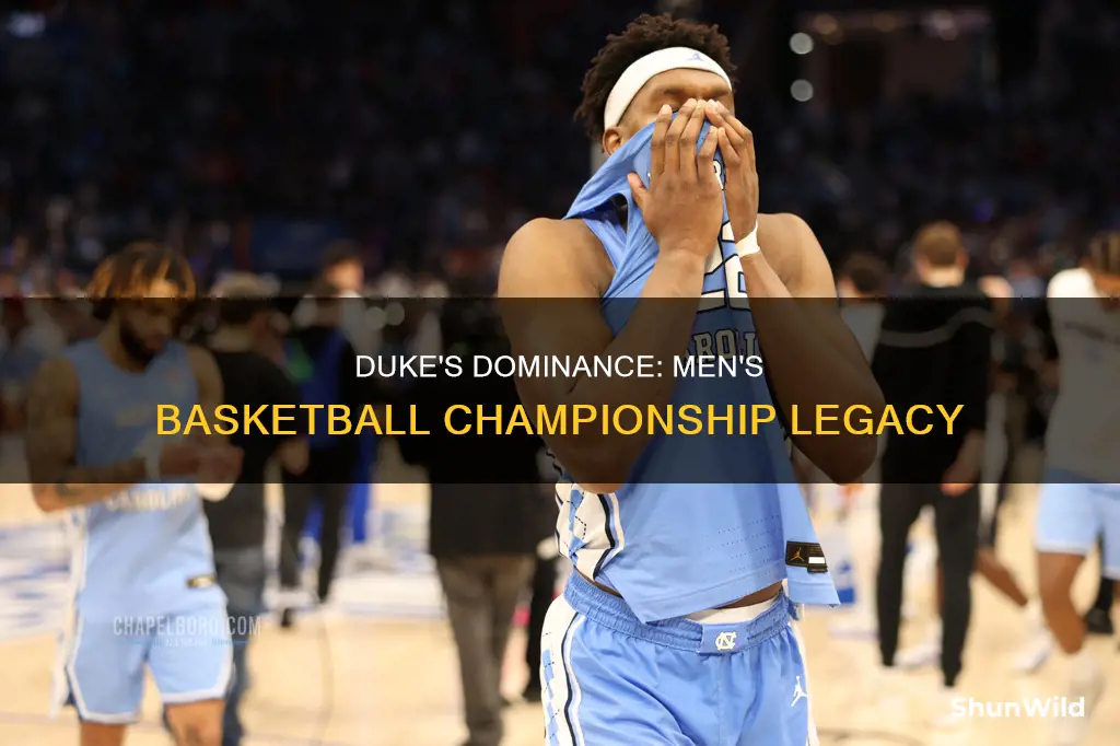 how many national championships does duke men