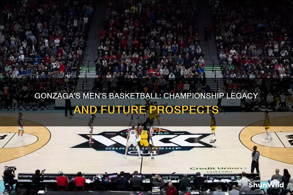 how many national championships does gonzaga have in men