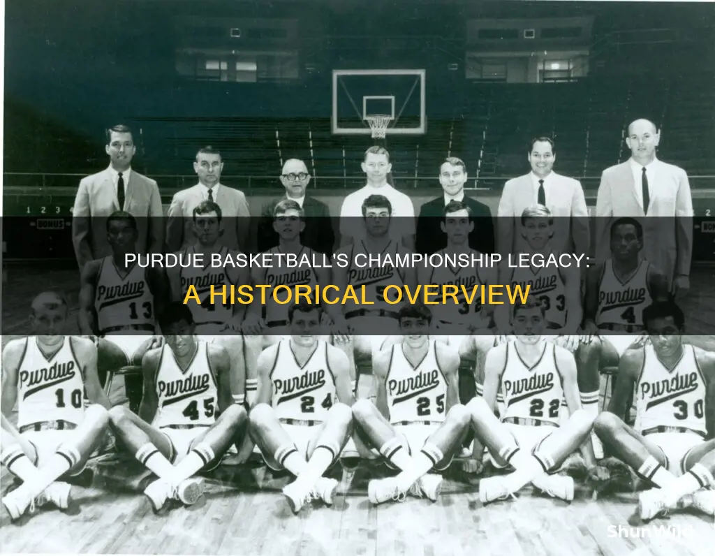 how many national championships does purdue basketball have