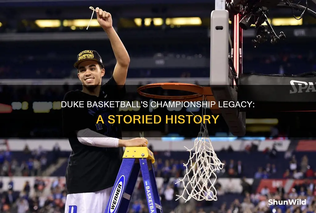 how many national championships has duke basketball won