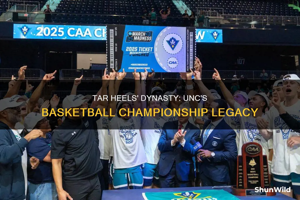 how many national titles does unc basketball have