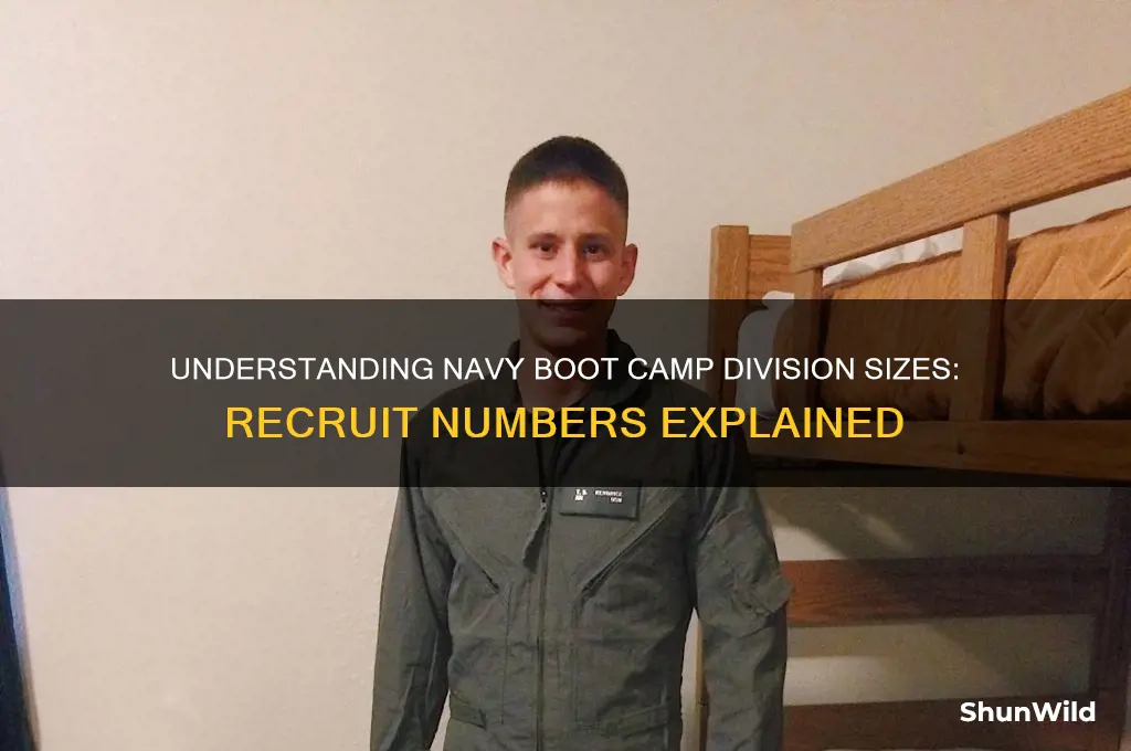 how many navy recruits are in a boot camp division