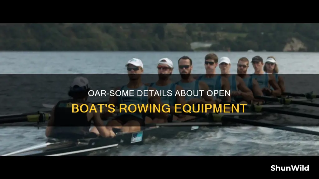 how many oars does the boat have in open boat