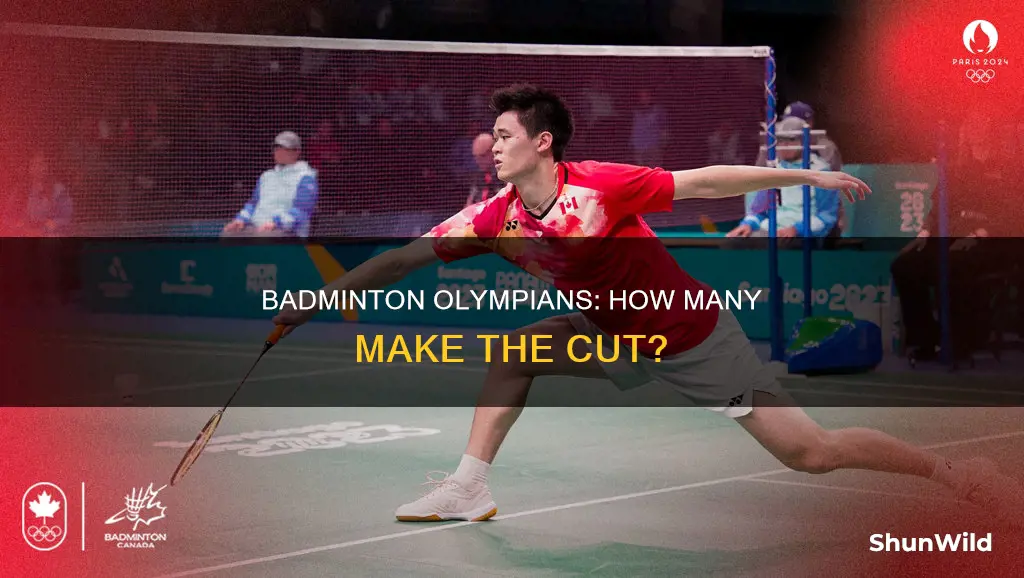 how many olympicians can play badminton