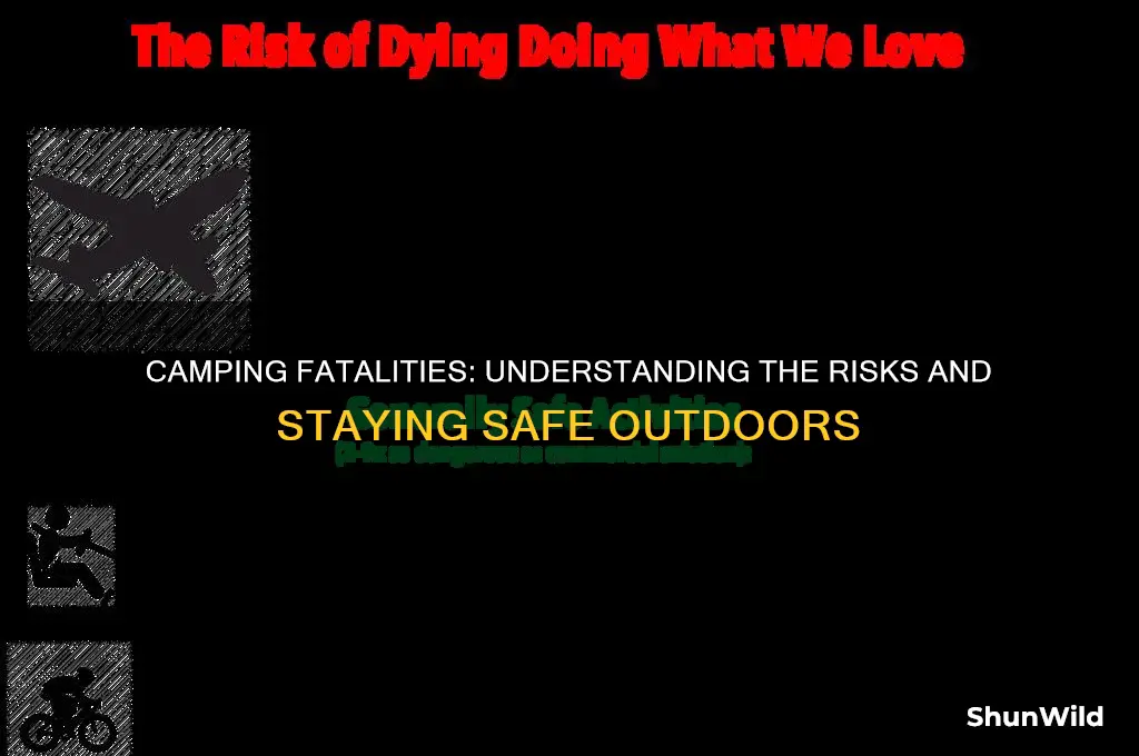how many people die camping