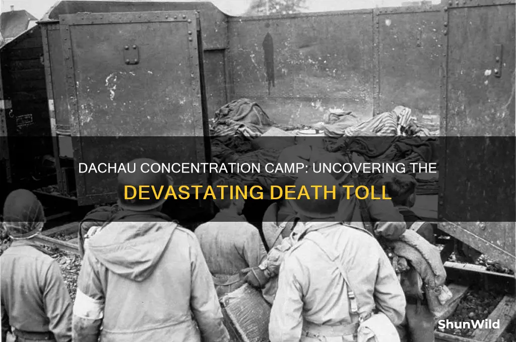 how many people died at dachau concentration camp