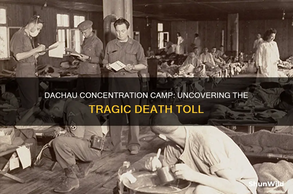 how many people died at the dachau concentration camp