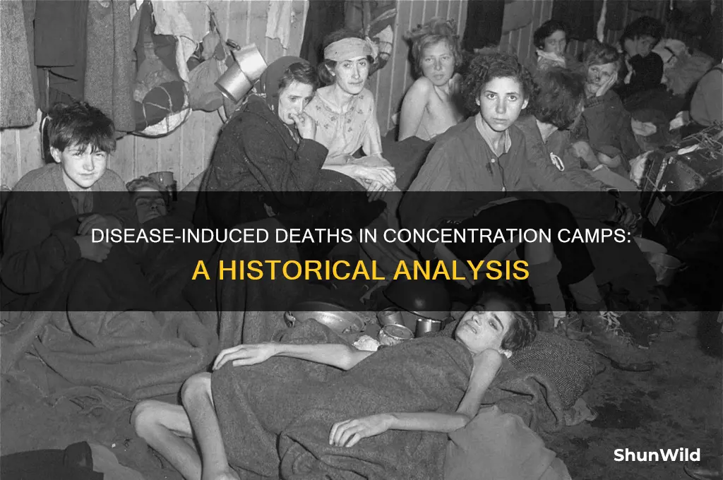 how many people died from diseases in concentration camps