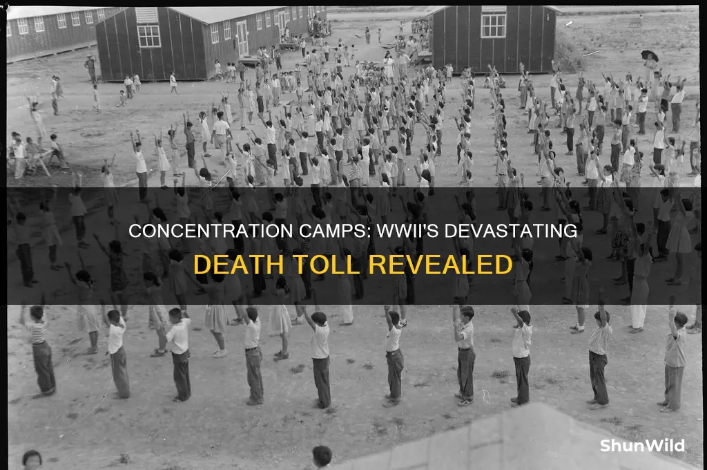 how many people died in concentrate camps during wwii