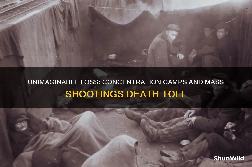 how many people died in concentration camps and mass shooting