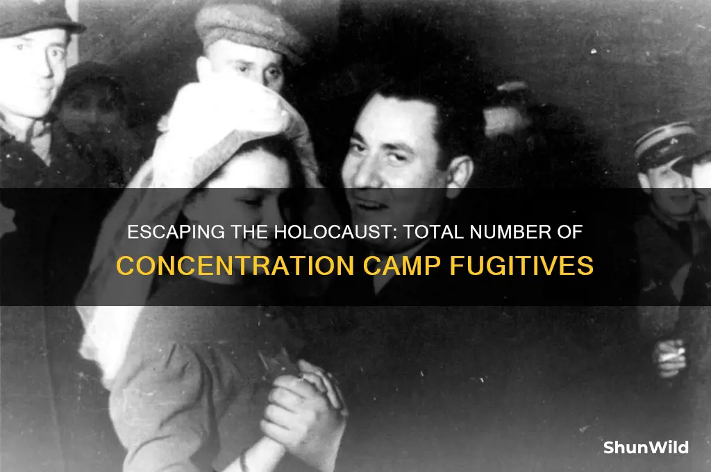how many people escaped the holocaust concentration camps in total