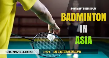 Badminton's Popularity in Asia: Player Numbers Revealed