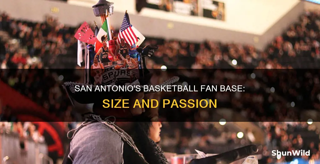 how many people support san antonio in basketball