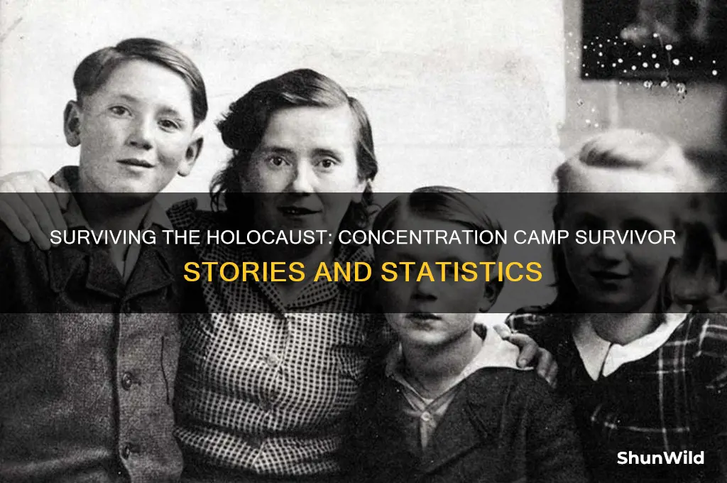 how many people survived in the concentration camps