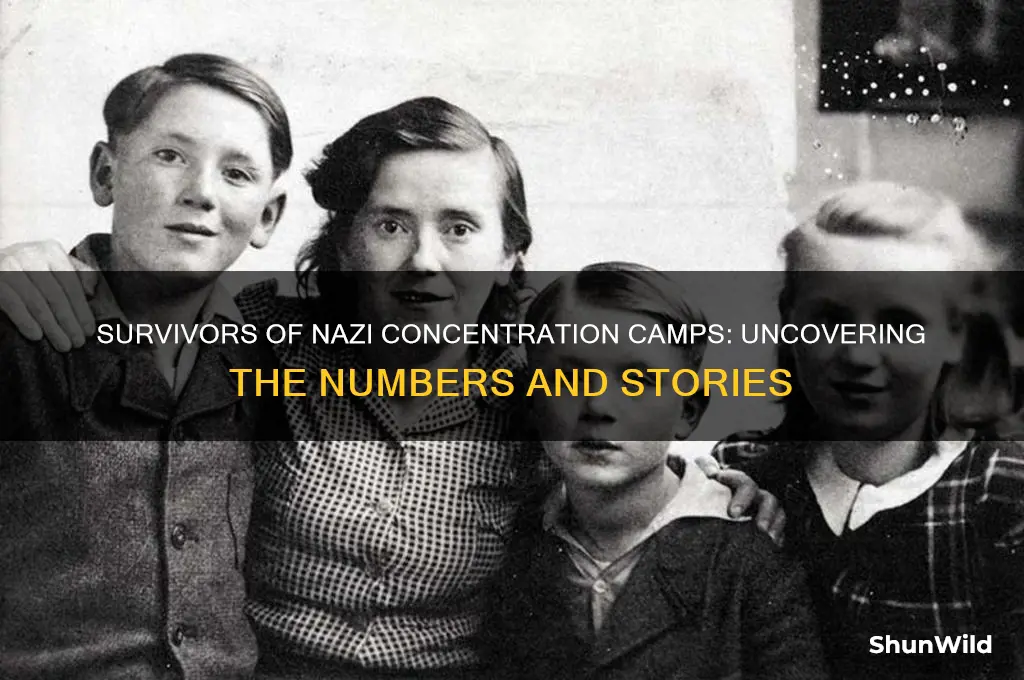 how many people survived nazi concentration camps