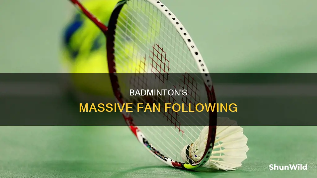 how many people watch badminton