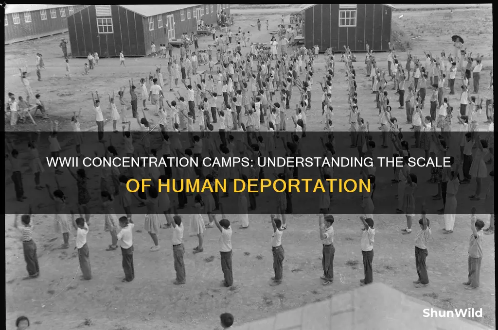 how many people were sent to concentration camps in ww2