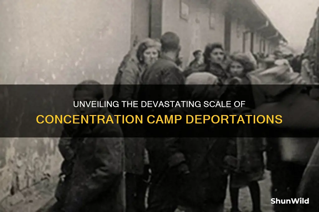 how many people were sent to concentration camps