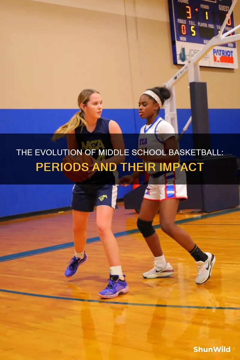 how many periods are there in middle school basketball