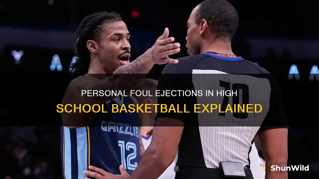 how many personal fouls before ejection high school basketball