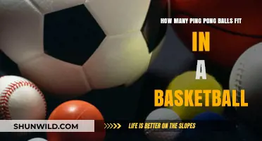 Ping Pong Balls and a Basketball: A Surprising Fit