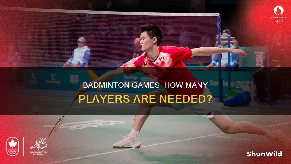 how many players are needed for badminton