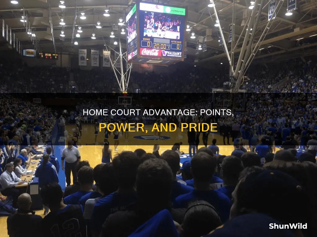 how many point in basketball for home field advantage