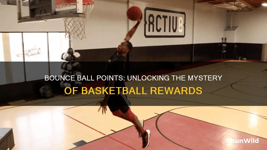 how many points awarded for a bounce ball in basketball