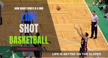 The Mid-Line Shot: How Many Points?