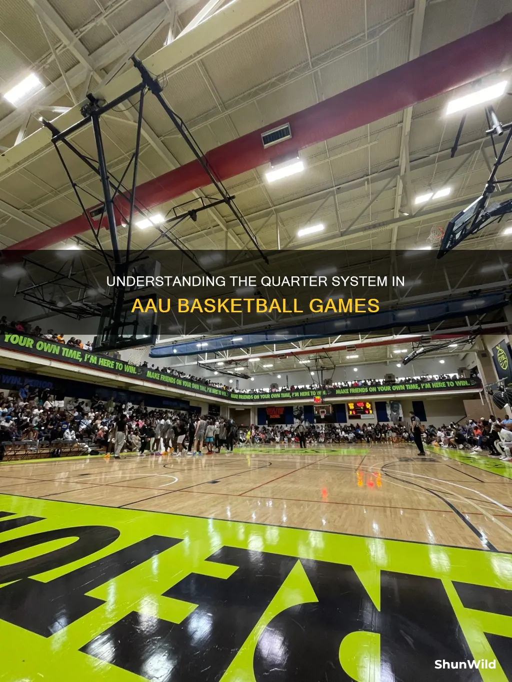 how many quarters are in aau basketball