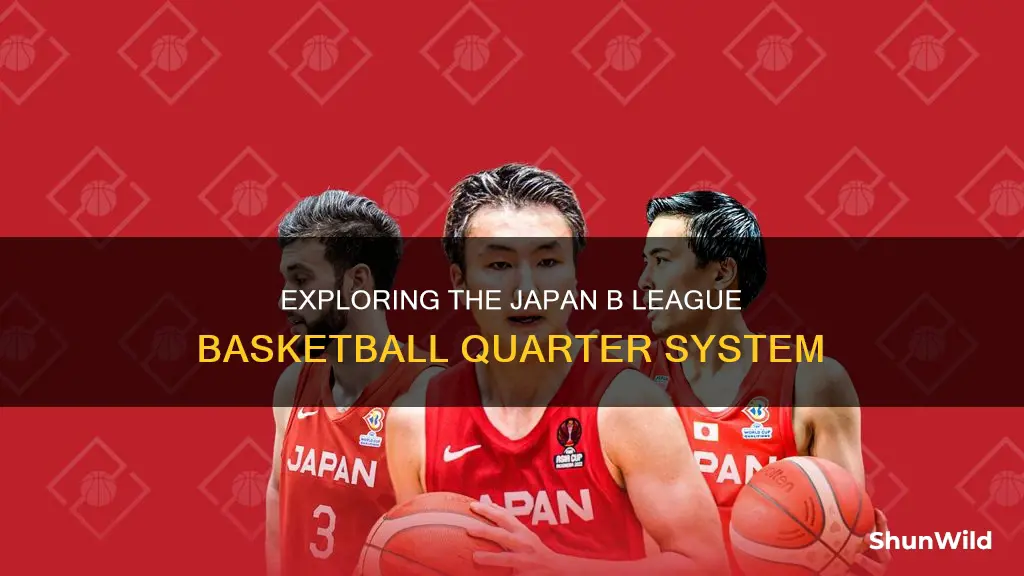 how many quarters in japan b league basketball