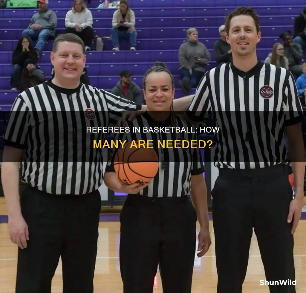 how many referee in basketball