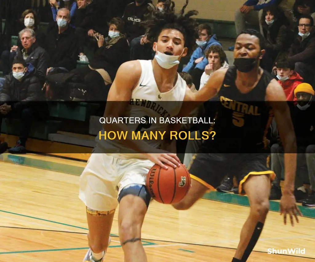 how many roll of quarters in basketball