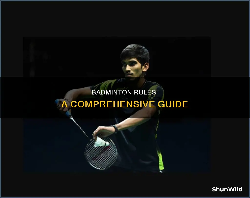 how many rules are there in badminton