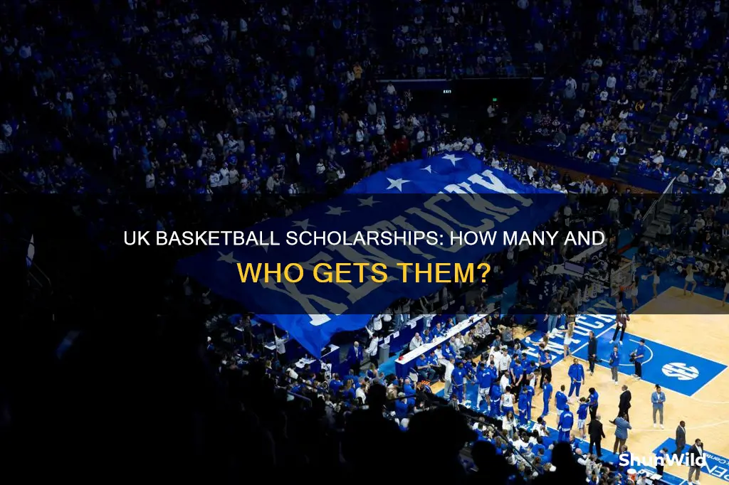 how many scholarships does uk basketball have