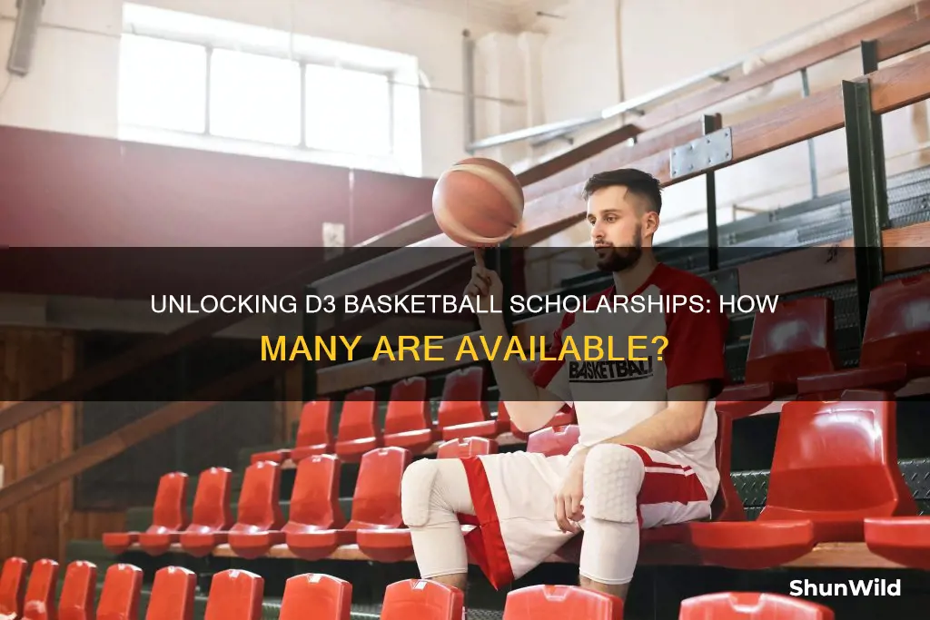 how many scholarships for d3 basketball