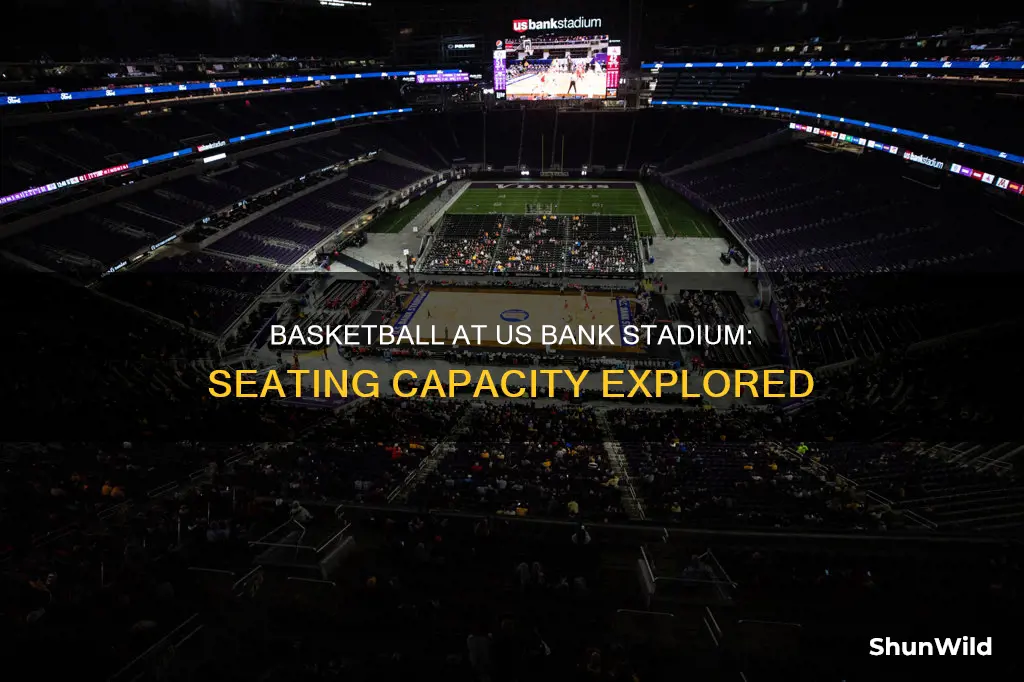 how many seats at us bank stadium for basketball