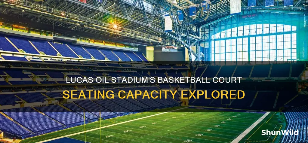 how many seats in lucas oil stadium for basketball