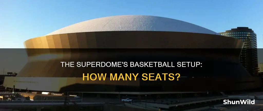 how many seats in the superdome for basketball