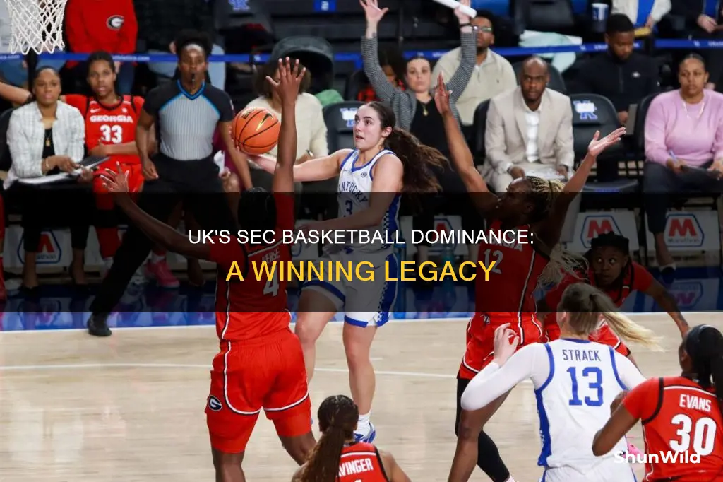 how many sec basketball wins does uk have