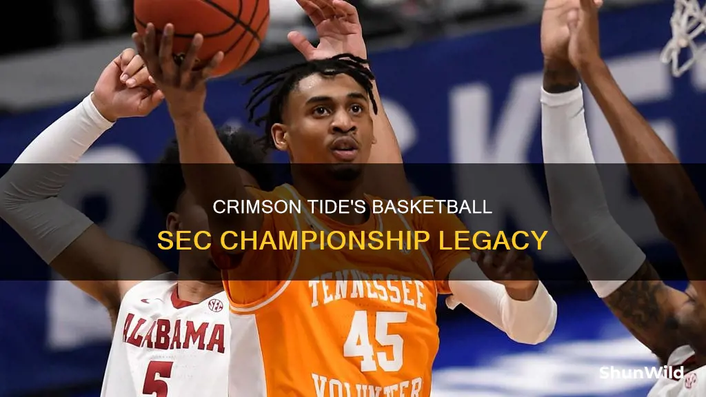how many sec championships has alabama won in basketball