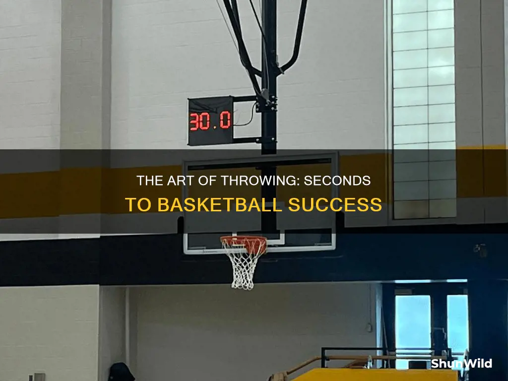 how many seconds to throw in basketball