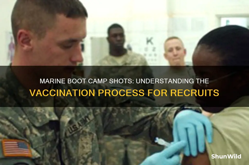 how many shots do you get at marine boot camp