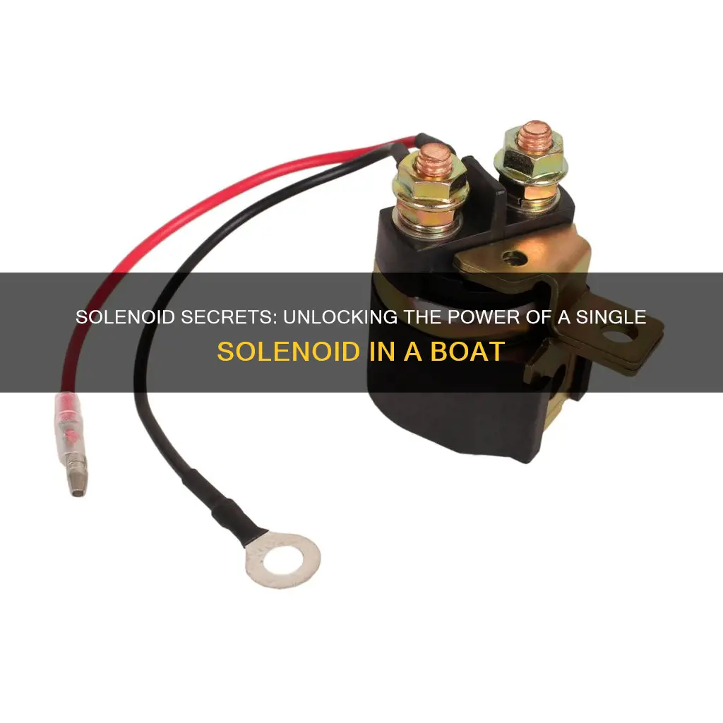 how many solenoid go in obe boat