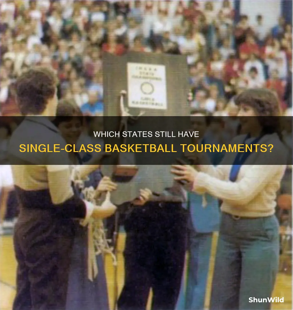 how many states have single class high school basketball